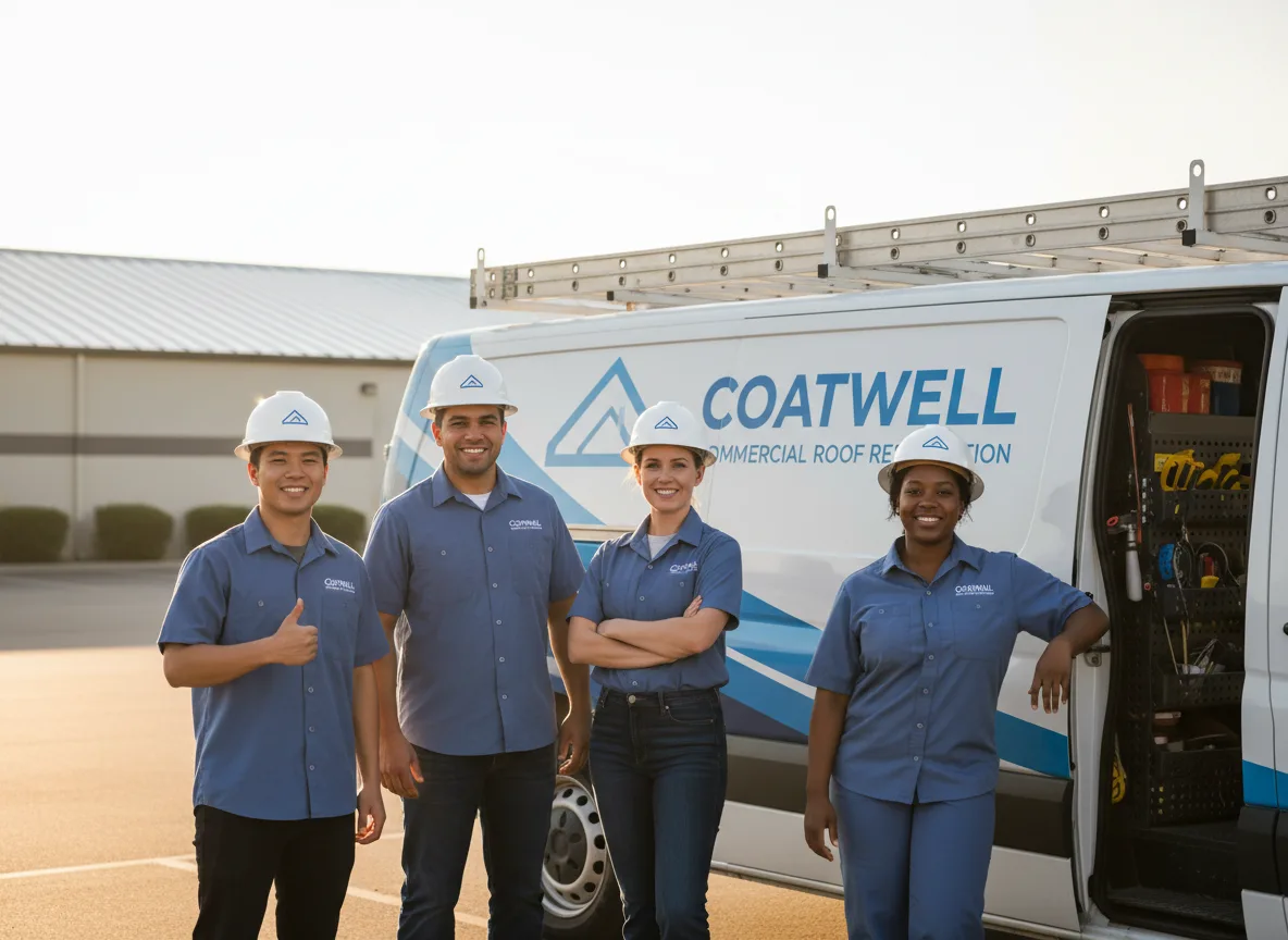 Commercial roof coating company in Burneyville, OK